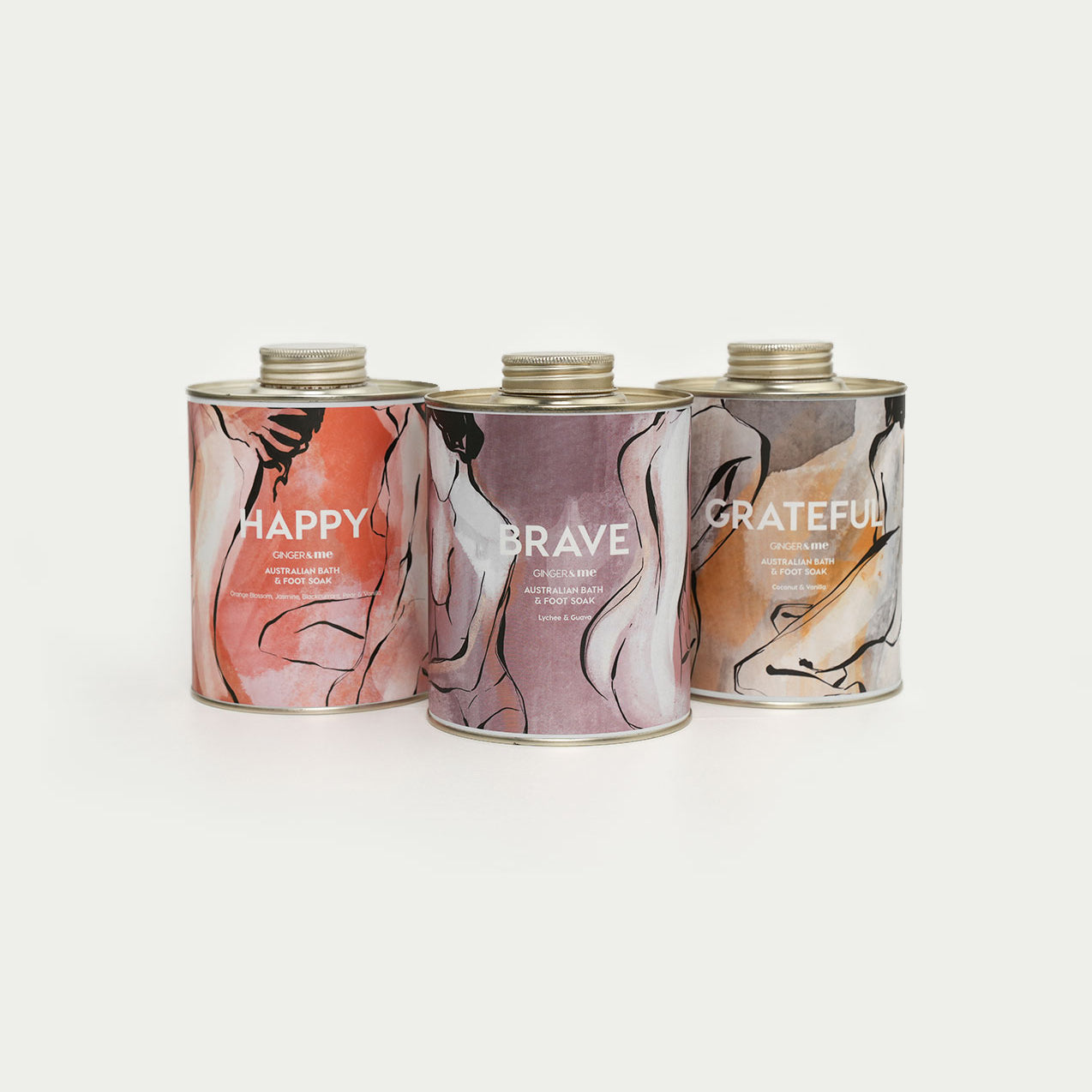 Ginger & Me Bath & Foot Soak Collection